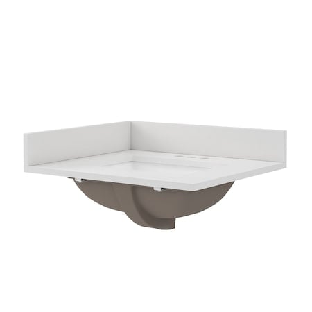 Quartz Vanity Top, 25x22 in MPN:QZ25224SWR