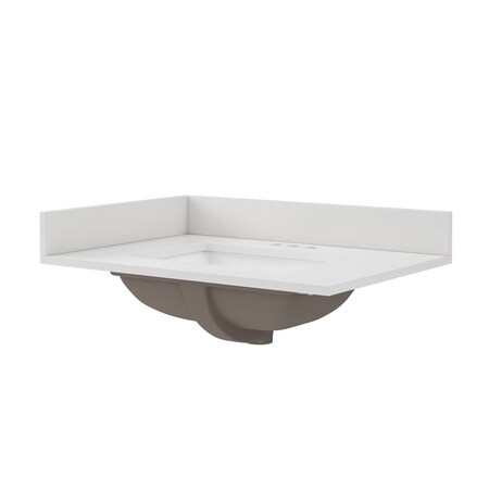 Quartz Vanity Top, 31x22 in MPN:QZ31224SWR