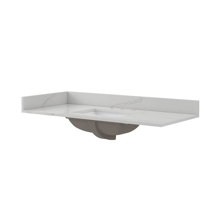 Quartz Vanity Top, 49x22 in MPN:QZ49228CBR