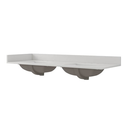 Quartz Vanity Top, 61x22 in MPN:QZ61228SWR