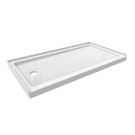 Shower Base, Rectangular, 60x36in, Acrylic MPN:6036L-W