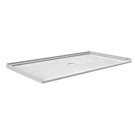 Shower Base, Rectangular, 64x36in, Acrylic MPN:6436C-W-BF