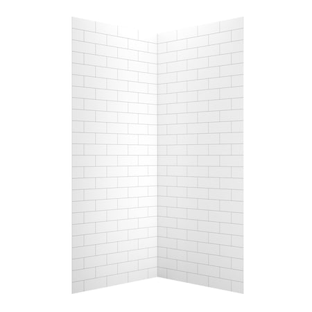 Wall System, Shower, 42x42x96 in MPN:FLX424296-WS