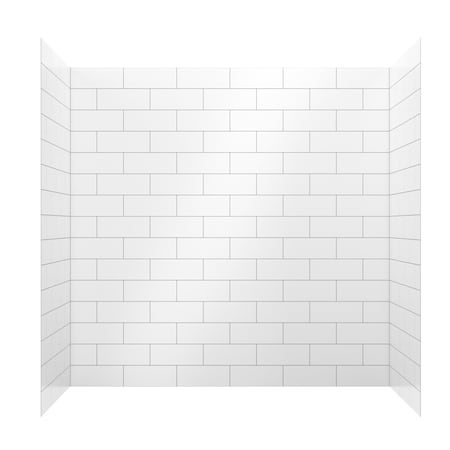 Wall System, Shower, 60x32x60 in MPN:FLX603260-WS