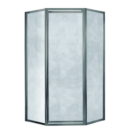 Shower Door, Framed, Neo Angle, 24x17x74in MPN:TDNA0470-OB-BN