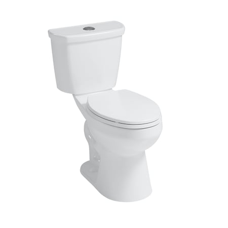 Elongated Toilet, Easley Flush Guard, 2Pcs MPN:TL-5800AFHD-EW
