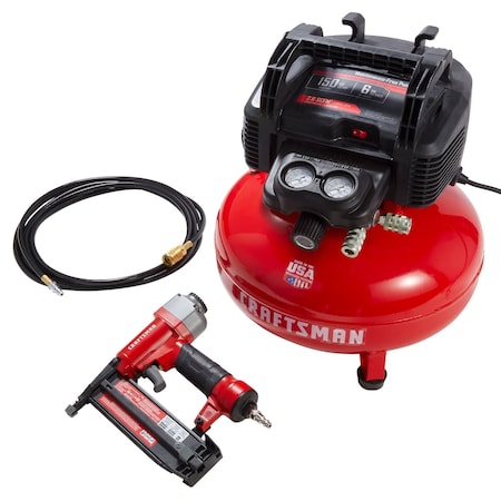 Brad Nailer and Air Compressor Combo Kit MPN:CMEC1KIT18