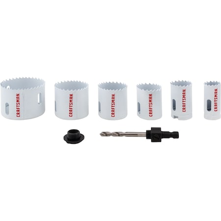 Bi-Metal Hole Saw Set, 7 pieces MPN:CMAH1SET7