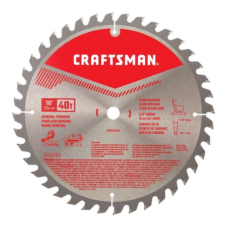 General Purpose Saw Blade, 10