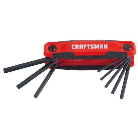 SAE Folding Hex Key Set, 9-Key MPN:CMHT26006
