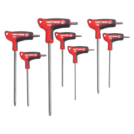 Hex Key Set, Material Steel, 7 Pieces MPN:CMHT26163V