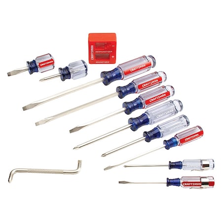 Screwdriver Set, Phillips, Slotted, 12 pcs. MPN:CMHT65044