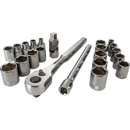 Socket Wrench Set, 3/8