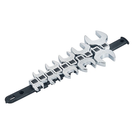 3/8 in Drive, SAE Crowfoot Wrench Set Crowfoot, Polished chrome MPN:CMMT12052LZ