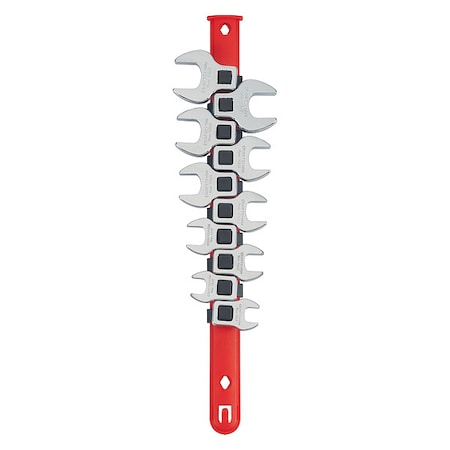 3/8 in Drive, Metric Crowfoot Wrench Set Crowfoot, Polished chrome MPN:CMMT12053LZ