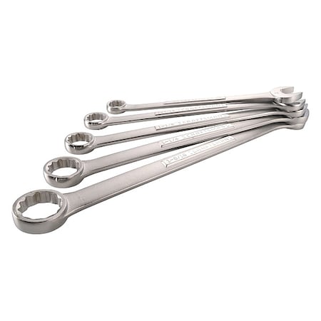 Combination Wrench Set, 12 Points, Chrome MPN:CMMT12054