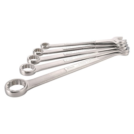 Combination Wrench Set, 12 Points, Chrome MPN:CMMT12055