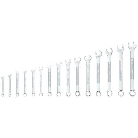 Combination Wrench Set, Metric, 15 Tools MPN:CMMT12066