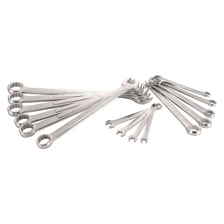 Combination Wrench Set, SAE, 15 Tools MPN:CMMT12067