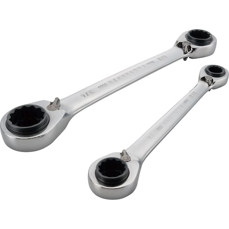 Wrenches, 2-pc SAE Ratcheting Box Wrench MPN:CMMT12073