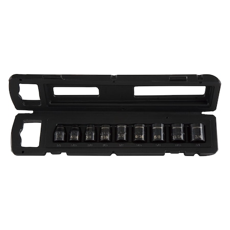 Sockets, 9-pc 3/8