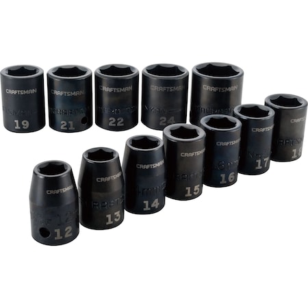 Sockets, 12-pc 1/2