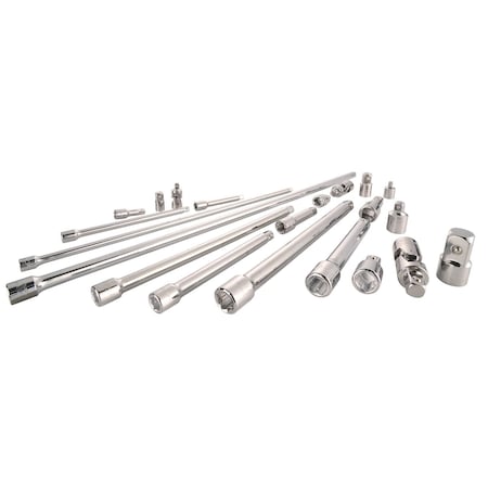1/4, 1/2, 3/8 Drive Sockets, 21-pc Drive Accessory Set, 21 pcs MPN:CMMT42283
