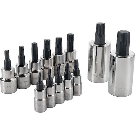 1/4 in, 3/8 in Drive Metric, SAE, Torx, 13 pcs MPN:CMMT49294