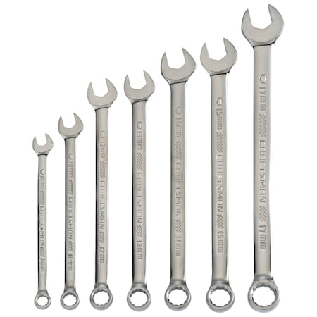 Wrenches, 7-pc Metric Gunmetal Chrome Lo MPN:CMMT87011