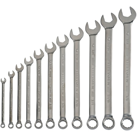 Wrenches, 11-pc SAE Gunmetal Chrome Long MPN:CMMT87014