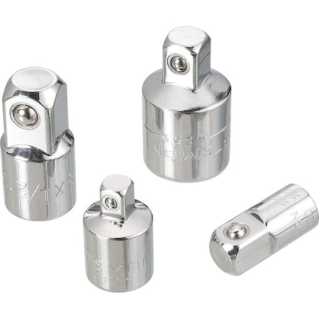 1/4, 3/8, 1/2 Drive Socket Adapter Set, Fractional & Metric, 4 pcs, Full Polish MPN:CMMT99278