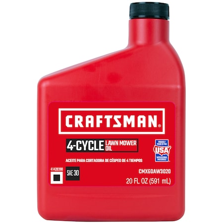 Lawn Mower Oil, SAE 30, 20 oz. MPN:CRLM3020