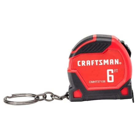 Key Chain Tape Measure, 6-Ft MPN:CMHT37106G