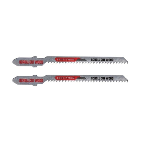T-Shank Scroll Jig Saw Blade, 3-1/4, PK2 MPN:CMAJ1312WS2