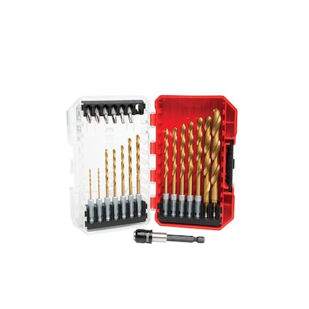 Titanium Nitride Coating Drill/Drive Set, 21 pieces MPN:CMAM3211
