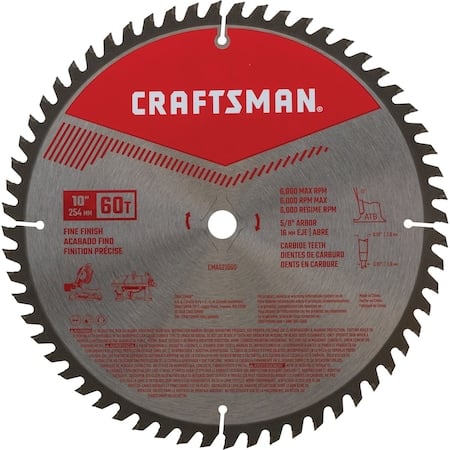 Saw Blade, 10-in 60T MPN:CMAS21060