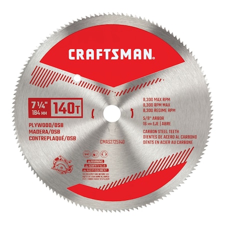 Plywood Saw Blade, 7-1/4