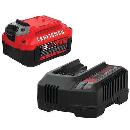 Battery and Charger Kit, 4 Ah, Li-Ion MPN:CMCB204-CK