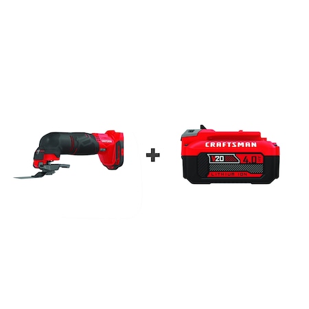 CRAFTSMAN 20V MAX OSCILLATING TOOL MPN:CMCE500B/CMCB204