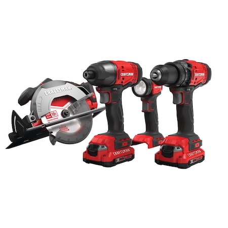 Cordless Combination Kit, (2) 2.0 Ah MPN:CMCK401D2