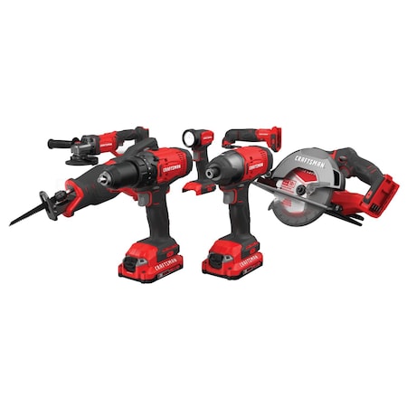 Cordless Combination Kit, (2) 2.0 Ah MPN:CMCK700D2