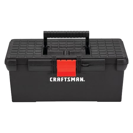 Tool Box, Plastic, Black, 16 in W x 8-1/2 in D x 6-1/2 in H MPN:CMST16005