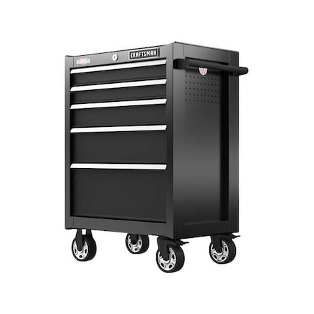 S2000 Tool Cabinet, 5 Drawer, Black, 26 in W x 18 in D x 37-1/2 in H MPN:CMST32752BK
