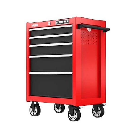 S2000 Tool Cabinet, 5 Drawer, Red, 26 in W x 18 in D x 37-1/2 in H MPN:CMST32752RB