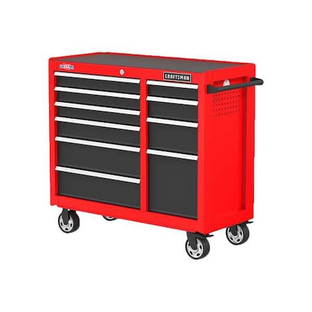 S2000 Tool Cabinet, 10 Drawer, Red, Steel, 41 in W x 18 in D x 37-1/2 in H MPN:CMST341102RB