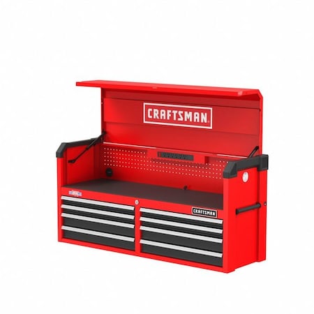 S2000 Open Tool Chest, 8 Drawer, Red, Steel, 52 in W x 16 in D x 24-1/2 in H MPN:CMST98272RB