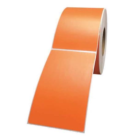 Printer Label, 4 in Label W, 6 in Label H, 1, 000 Labels per Roll, Orange MPN:4060DC-P021U1Mr