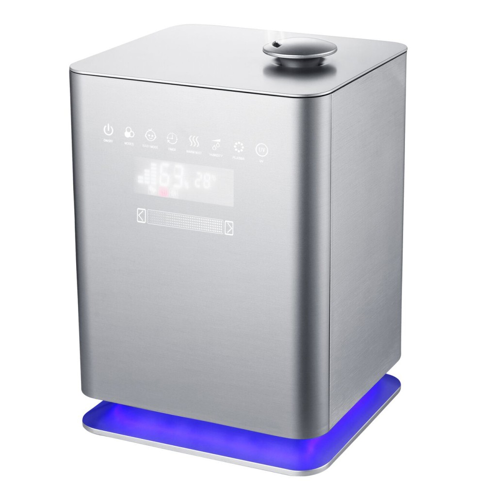 Crane Premium Top Fill Ultrasonic Cool Mist Humidifier - 1.2 Gallons - Digital Display - Metallic MPN:EE-6913
