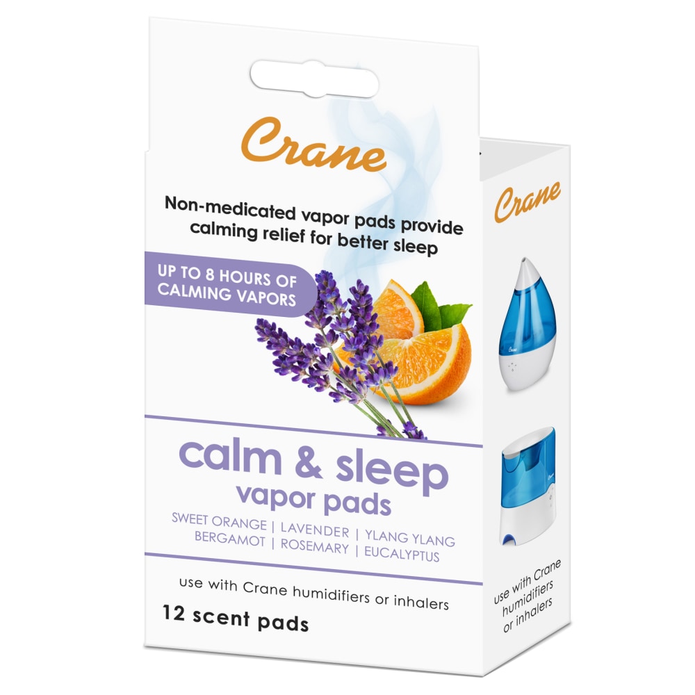 Crane Vapor Pads, Lavender Orange, Pack Of 12 Pads MPN:HS-1950L