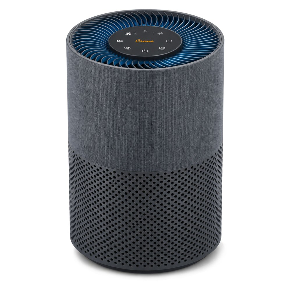 Crane True-HEPA Tower Air Purifier with Air Quality Indicator, 500 Sq. Ft., Total Qty 1 MPN:EE-5078